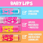 Buy now Maybelline New York Baby Lips Moisturizing Lip Balm 3-pack, Lip Care Essentials, 3 Shades at indiglob india