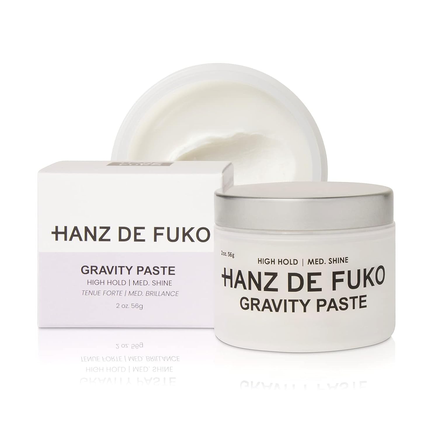 Buy now Hanz de Fuko Gravity Paste â€“ Premium Menâ€™s Hair Styling Paste for a High Hold, Medium Shine Finish â€“ Super-Grip Technology for Any Hairstyle Imaginable, Works for All Hair Types â€“ 2 oz, Travel Size at indiglob india