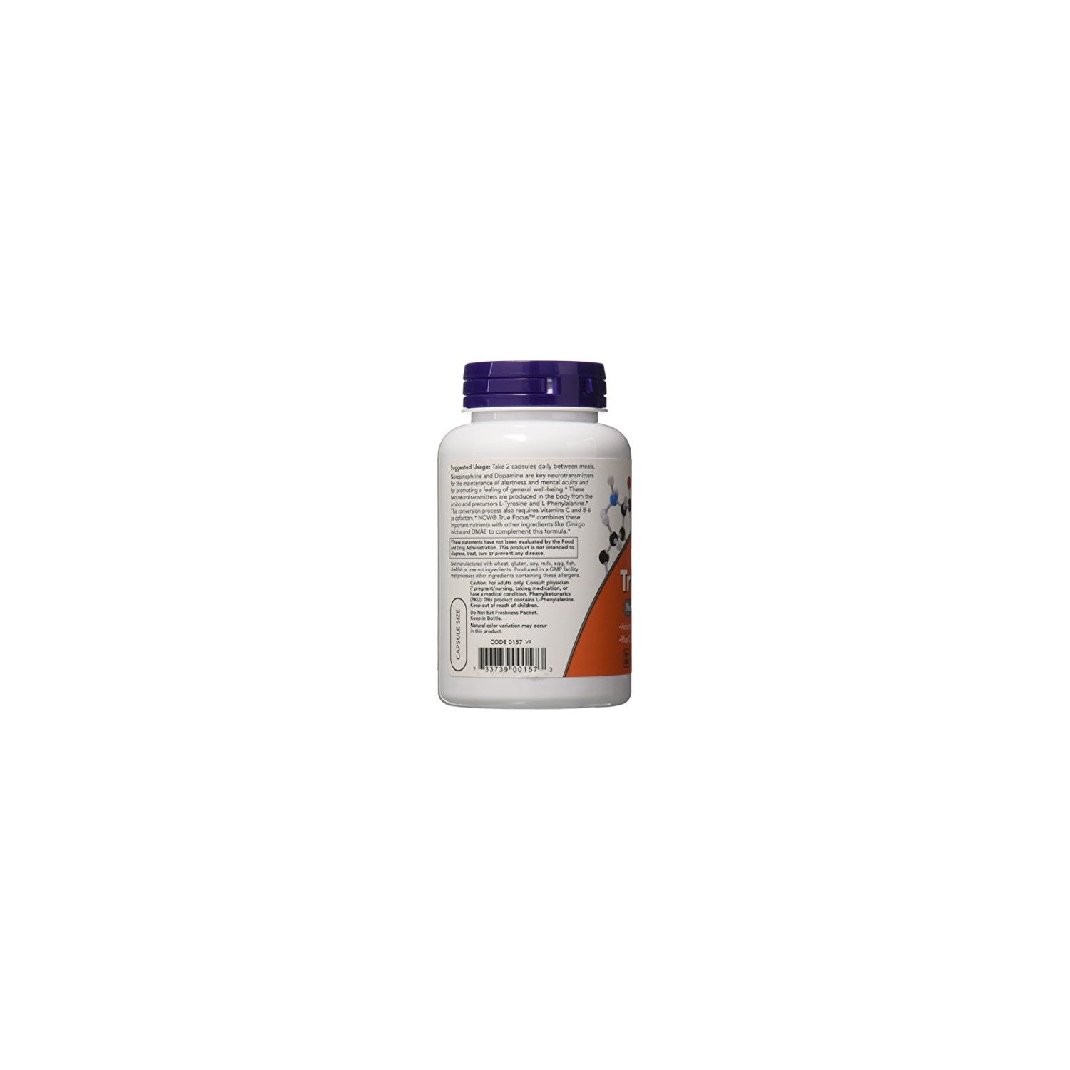 Buy now Now Foods True Focus, 90 Veg Capsules (2 Pack) at indiglob india