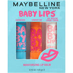 Buy now Maybelline New York Baby Lips Moisturizing Lip Balm 3-pack, Lip Care Essentials, 3 Shades at indiglob india