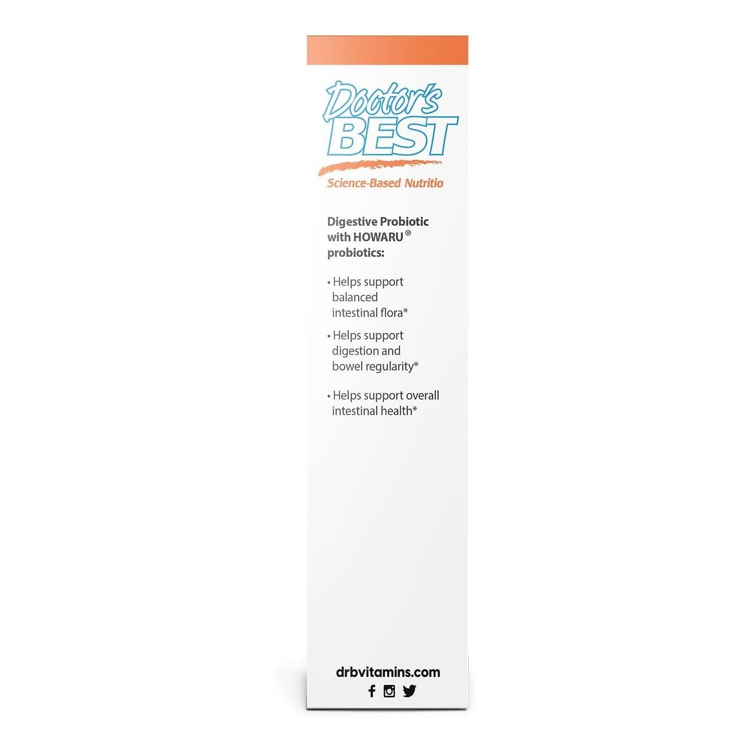 Buy now Doctors Best Digestive Probiotic 20 Billion CFU with Howaru, Supports Digestive & Intestinal Health, Non-GMO, Gluten Free, Vegan 30 Veggie Caps at indiglob india