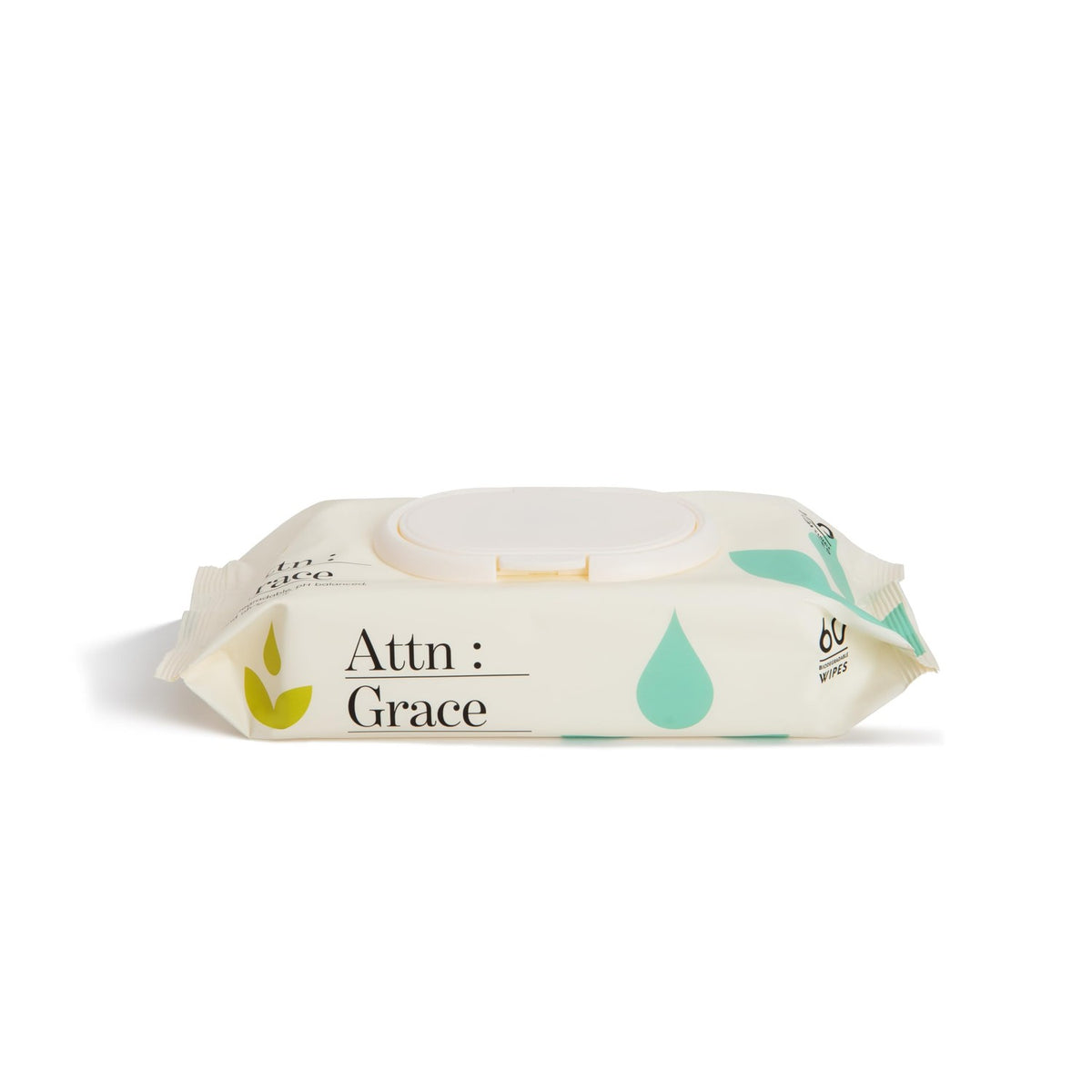 Attn: Grace Flushable Wet Wipes for Women with Aloe Vera - 60 Ct