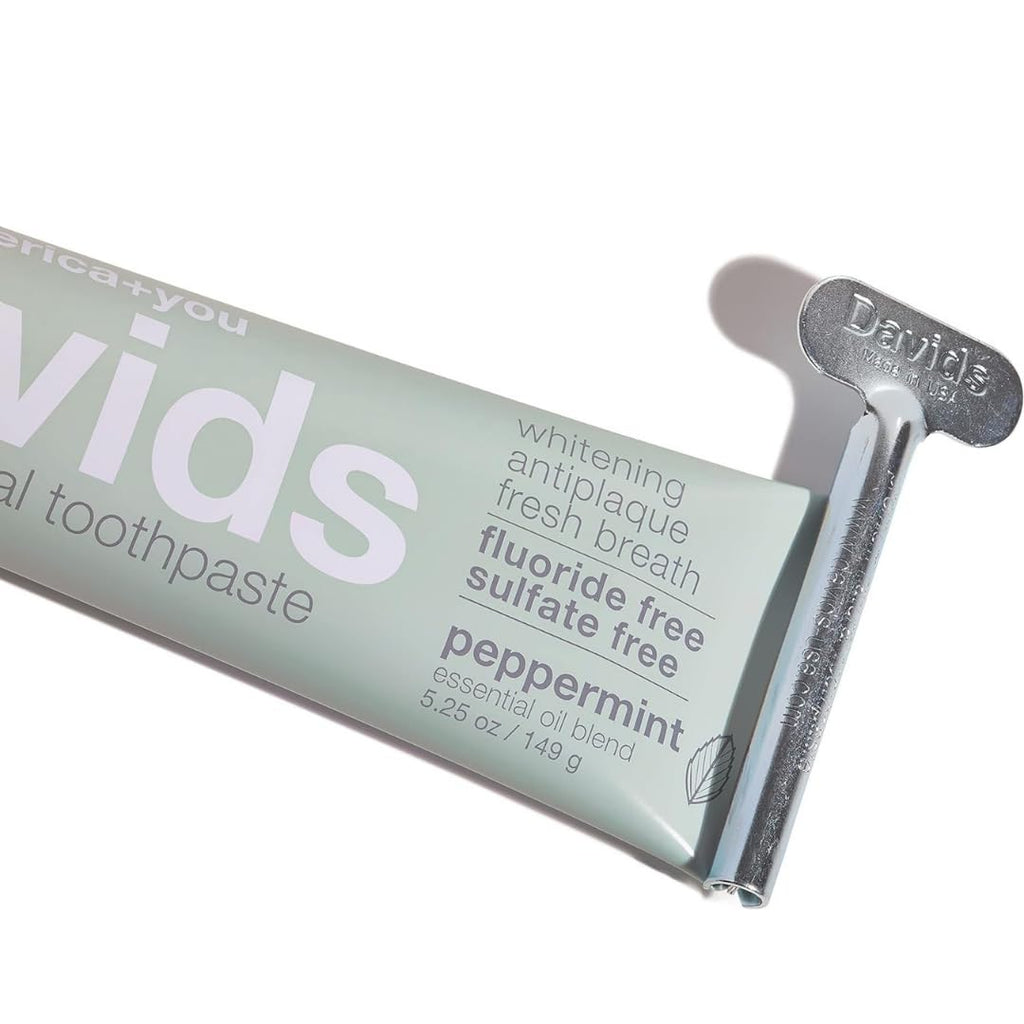 Davids Toothpaste Tube Squeezer Recyclable Metal Made in USA 3 Pack
