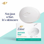 Dove Serum Bar | with Pro-Ceramide Serum | Sensitive Care | 375g (125g x 3)