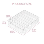 WECHENG Clear Plastic Acrylic Makeup Organizer for Makeup Palette Organizer