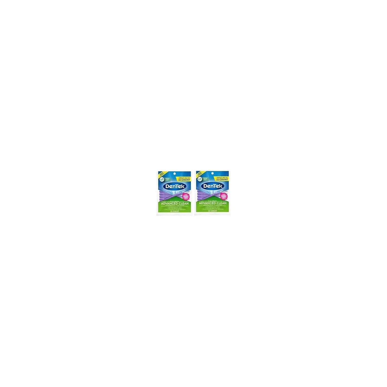 Buy now DenTek Easy Brush Interdental Cleaners, Mint, 16 Count 32 Count (Pack of 2) at indiglob india