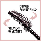 Buy now Maybelline Lash Sensational Washable Mascara, Lengthening and Volumizing for a Full Fan Effect, Blackest Black, 2 Count at indiglob india