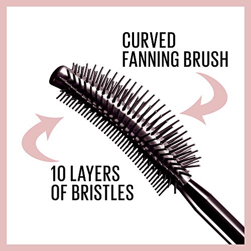 Buy now Maybelline Lash Sensational Washable Mascara, Lengthening and Volumizing for a Full Fan Effect, Blackest Black, 2 Count at indiglob india