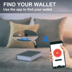 Buy now Anti-Lost Bluetooth Wallet Tracker & Finder GPS Position Locator Mens Slim Minimalist trackable Cool Leather Wallet Credit Card Holder (Coffee) (Coffee, Horizontal) (Black, Horizontal) at indiglob india