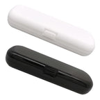 Buy now 2 Pcs Electric Toothbrush Travel Case, Portable Travel Toothbrush Holder for Electric Toothbrush Set (White and Black) White and Black at indiglob india