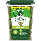 Buy now Greenies Feline Veterinarian-Recommended Adult Natural Dental Cat Treats, Catnip Flavor, 21 oz. Tub at indiglob india