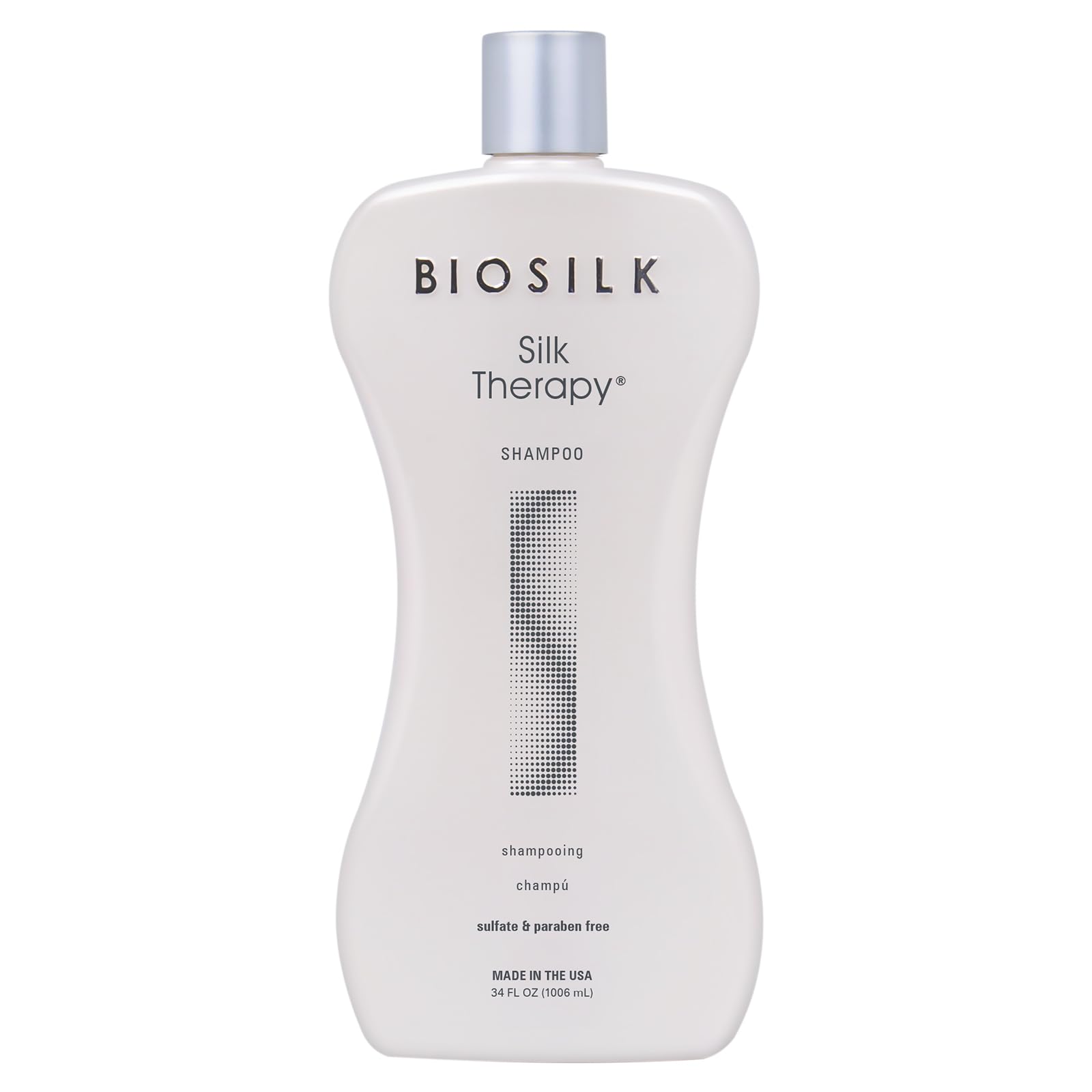 BioSilk Silk Therapy Duo Set, Shampoo & Conditioner for Gentle Cleansing, Moisturizing & Shiny Hair, Smooth, Replenished Hair, Sulfate-Free, Paraben-Free, Cruelty-Free, 12 Oz Each (Pack of 2)