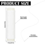2 Pcs Fishing Thread, Invisible Fishing Bait Elastic Thread Clear Fishing String 0.2mm Length 656 Feet Per Spool Stretchy Fishing Line for Salmon Sturgeon Bass