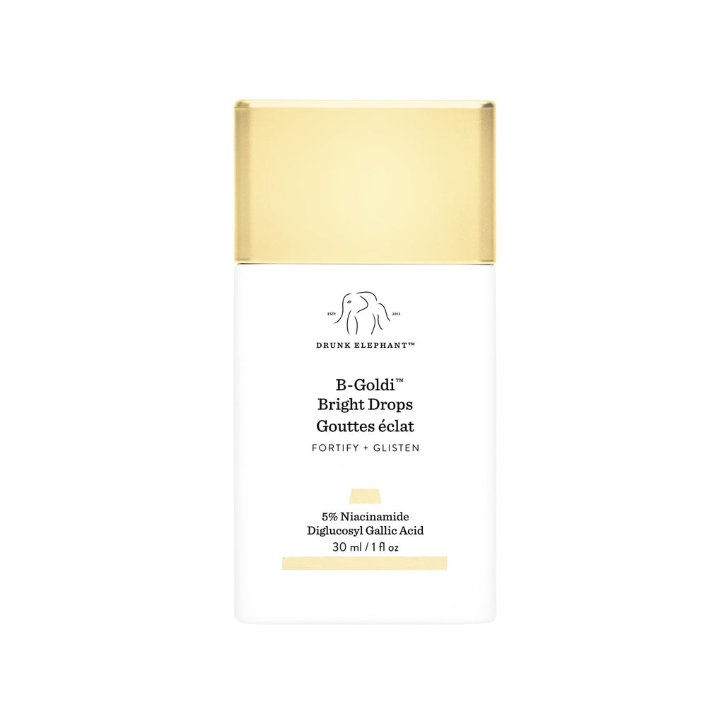 Buy now Drunk Elephant B-Goldi Bright Drops - 30 ml/1 fl oz - Illuminating Color Serum Drops - Clean Clinical Skincare - Cruelty-Free - Dermatologist-Tested - Free of Essential Oils, Silicones, and Fragrance at indiglob india