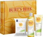 Buy now Burt's Bees Baby Gift Set for Baby Showers, Includes Baby Essentials, Shampoo and Wash with Lavender, Body Lotion, Wipes and Cloths, Naturally-Derived Origin Skincare, 3 Count at indiglob india