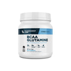 Transparent Labs BCAA Glutamine - 8000 Mg of BCAA Powder with L Glutamine for Post Workout Recovery, Muscle Growth, & Increased Endurance - 30 Servings, Blue Raspberry