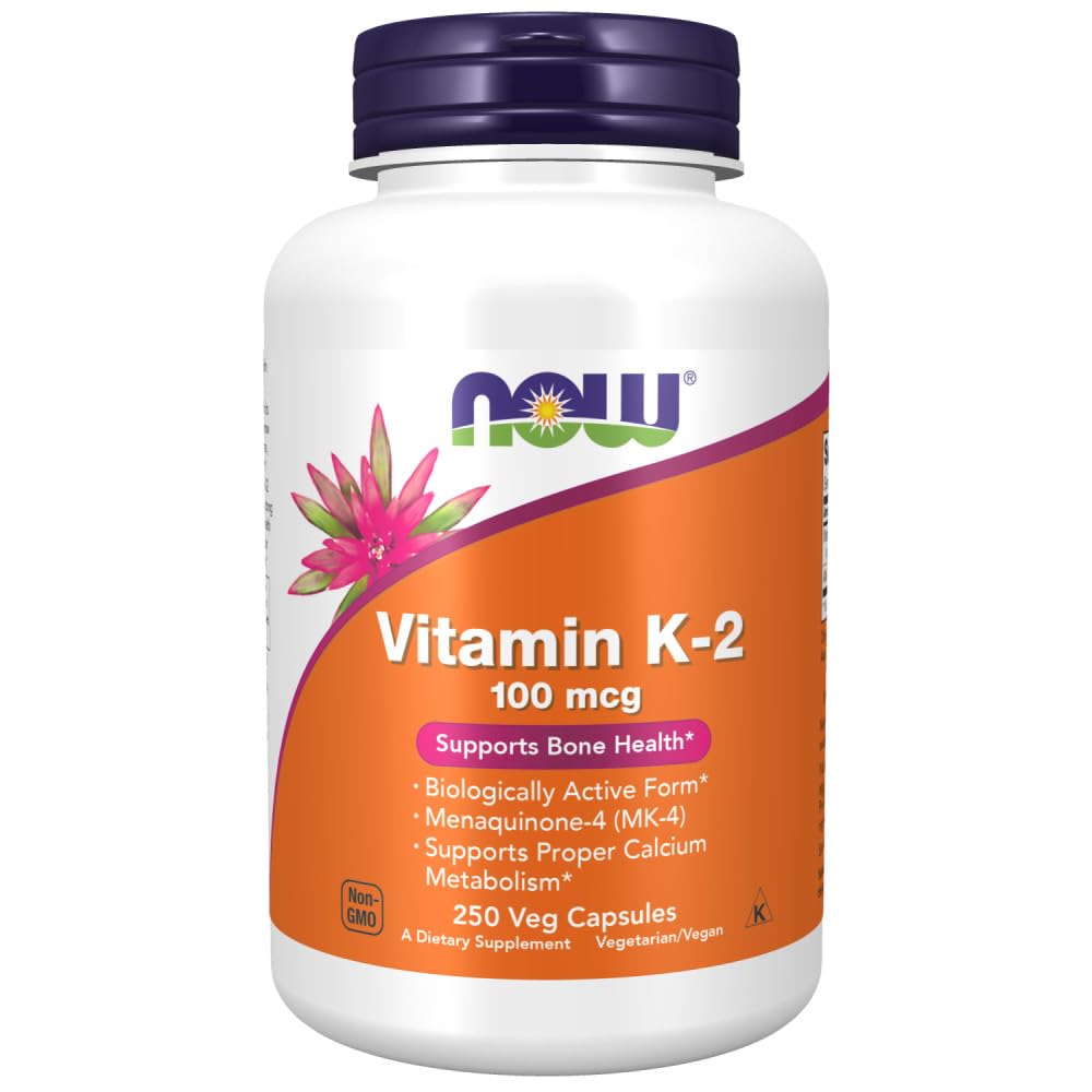 Buy now NOW Foods Vitamin K-2, 250 Vegetable Capsule at indiglob india