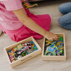 Buy now Melissa & Doug Wooden Magnets Set - Animals and Dinosaurs with 40 Wooden Magnets at indiglob india