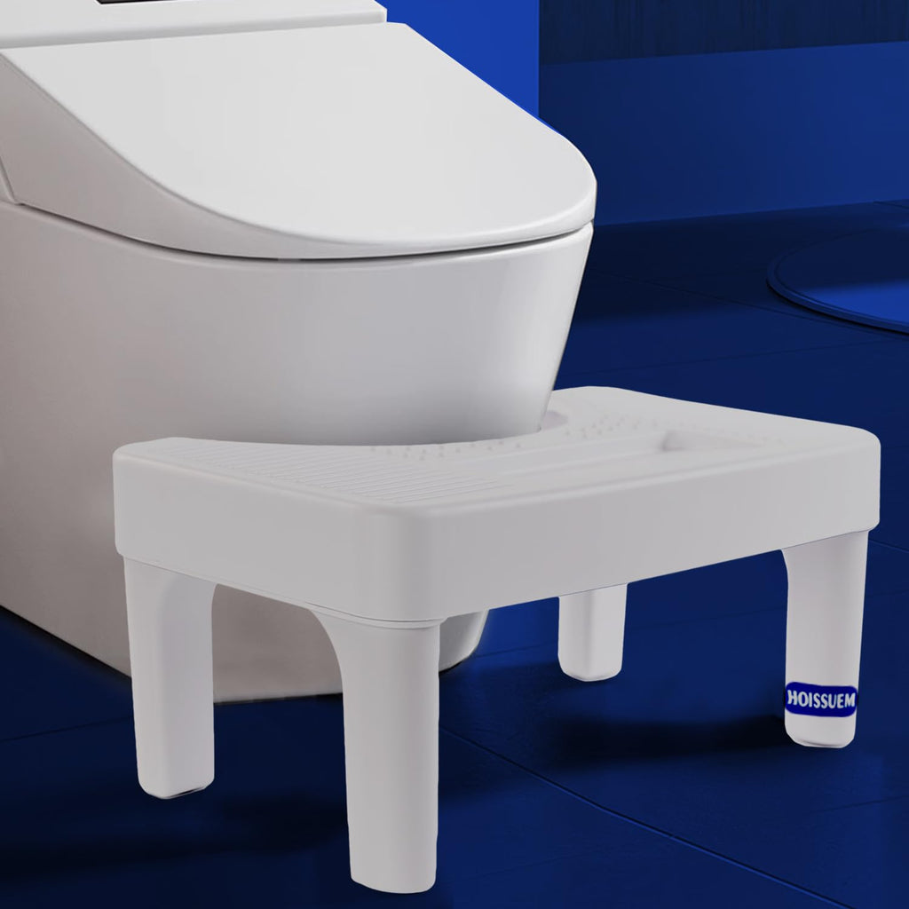 Non-Slip Potty Stool for Pooping,6.8 Inch Toilet Stool for Bathroom,Hoissuem Toilet Step Stool for Adults/Seniors/Kids