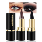 Kaely 2Pcs Gel Eyeliner Pencil, Natural Black Eyeliner Cream, Liquid Eye Liner Pencils for Older Women Waterproof, Smoky Eyeshadow Palette Goth Halloween Makeup Kit, delineador de ojos contra el agua