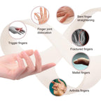 Buy now Oval Finger Splint 8 pcs, Finger Splints for Arthritis, Mallet Finger, Trigger Finger Splint, hypermobility(EDS) finger For Thumb/Middle,/Index/Pinky or Ring Finger(2,3,4,5,6,7,8,9) at indiglob india