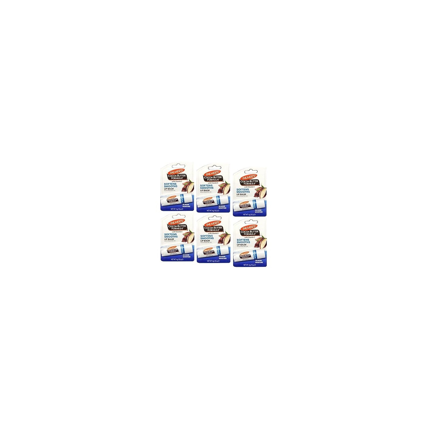Buy now Palmer's Cocoa Butter Formula Moisturizing Lip Balm 0.15 oz (Pack of 6) at indiglob india