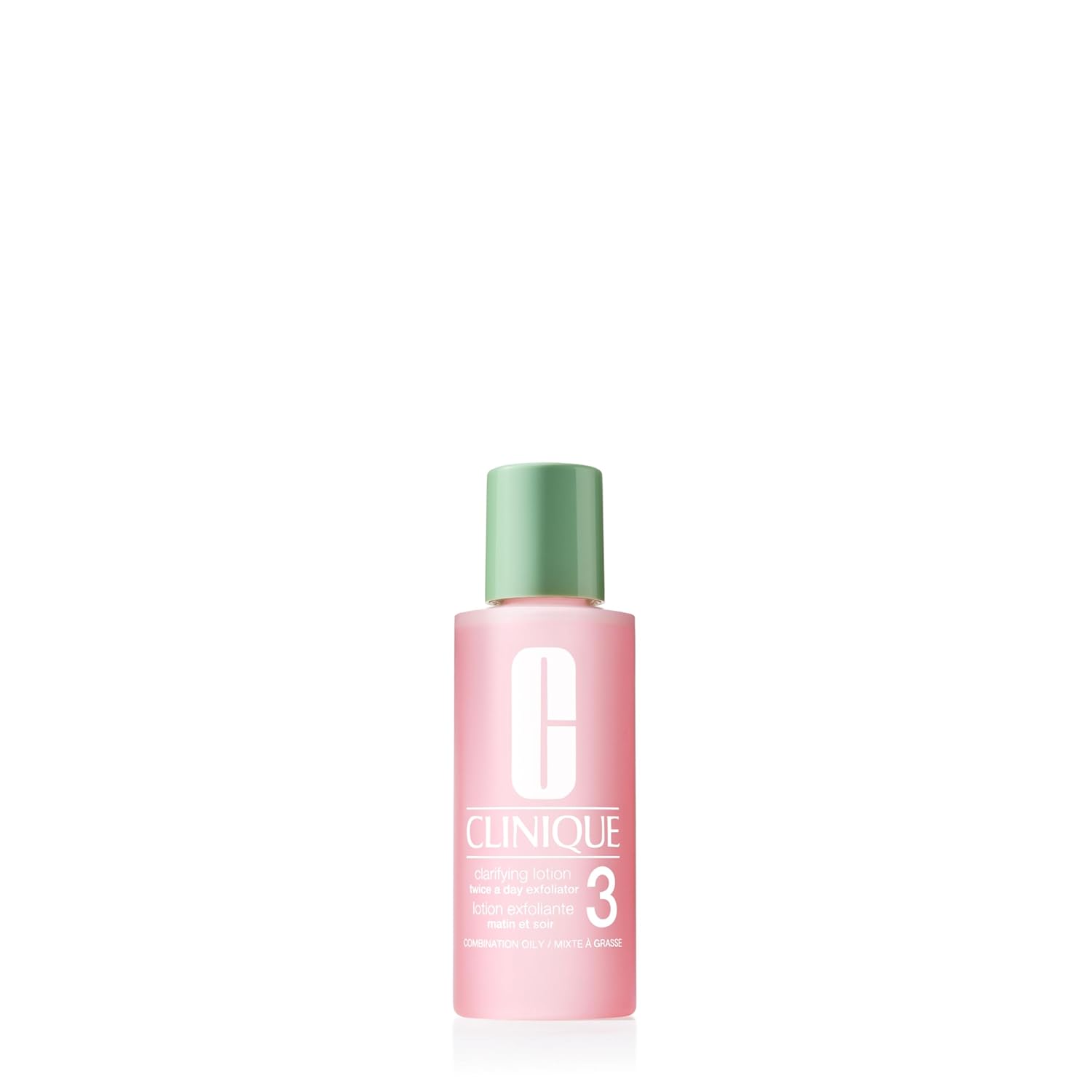 Buy now Clinique 3-Step Clarifying Lotion Face Exfoliator 3 | Toner With Witch Hazel + Salicylic Acid | For Combination Oily Skin Types 2.0 Fl Oz - Mini Travel Size at indiglob india