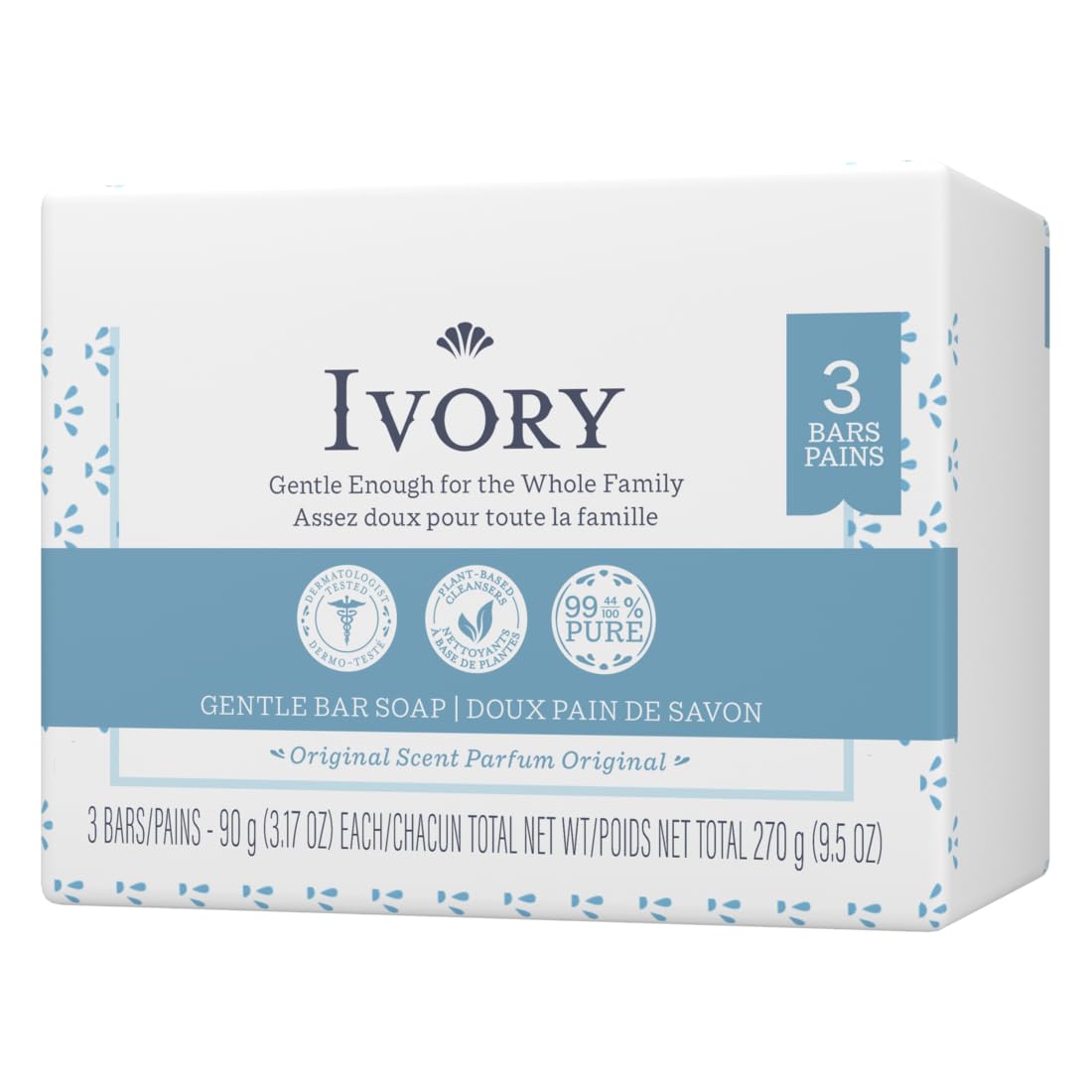 Buy now Ivory Soap Personal Bar 3.1 Ounce, Pack of 3 at indiglob india