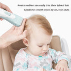 Baby Hair Clippers, Ceramic Blade Electric Kids Hair Trimmer, Cordless Rechargeable Waterproof Haircut Kit for Kids & Adult