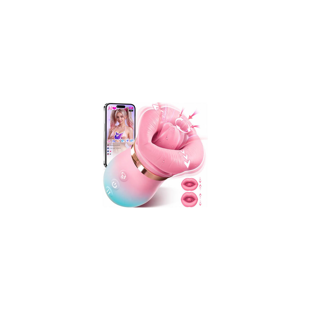 Mouth Licking Sucking Vibrator Sex Toys for Women Female Couples