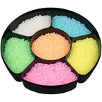 Buy now 9,000 Glow in The Dark Fuse Beads Set (6 Unique Colors) in Case and Separated - Works with Perler Beads, Pixel Art Project at indiglob india