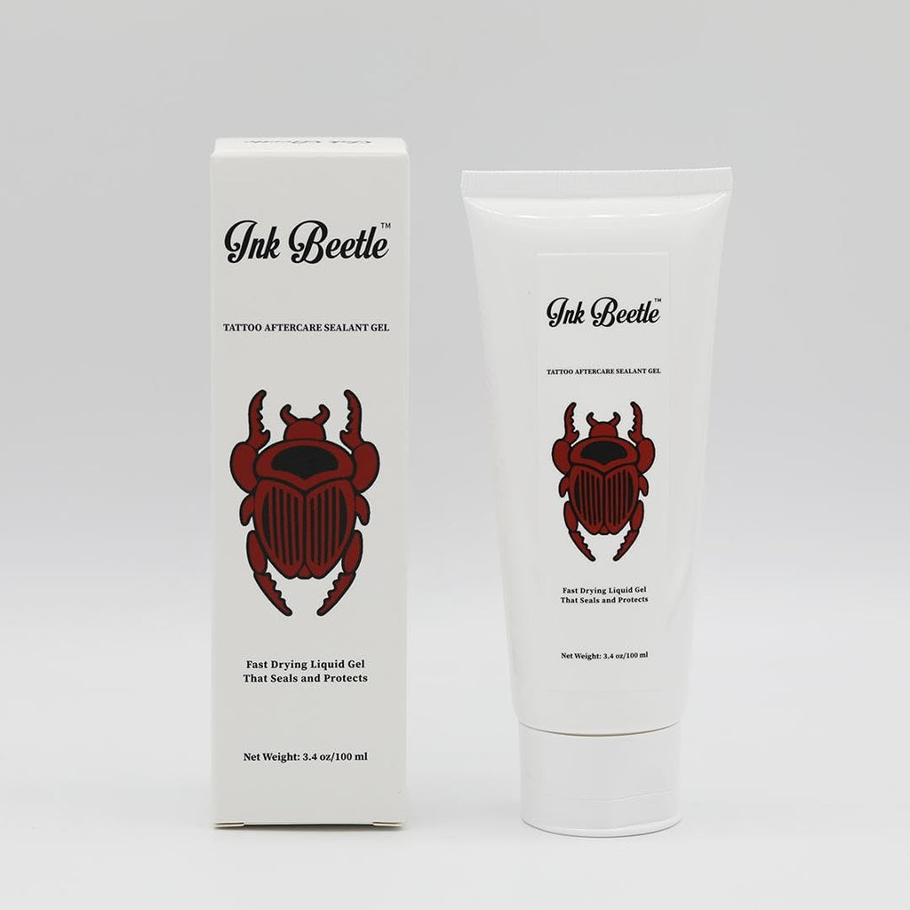 Tattoo Aftercare Sealant Gel - Forms a breathable protective skin-No Adhesives-No Latex-Natural Healing ingredients- Painlessly wash off- No Adverse skin reactions- 8 fl oz