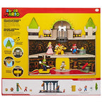 Buy now Super Mario Nintendo Deluxe Bowser's Castle Playset with 2.5" Exclusive Articulated Bowser Action Figure, Interactive Play Set with Authentic in-Game Sounds at indiglob india