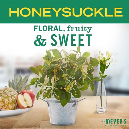 Buy now MRS. MEYER'S CLEAN DAY Hand Soap, Made with Essential Oils, Honeysuckle, 12.5 fl. oz - Pack of 6 at indiglob india