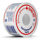 Buy now Band-Aid Brand of First Aid Products 100% Waterproof Self-Adhesive Medical Tape Roll to Secure Bandages, Durable First Aid Wound Care Bandaging Tape, 1 Inch by 10 Yards (Pack of 2) at indiglob india