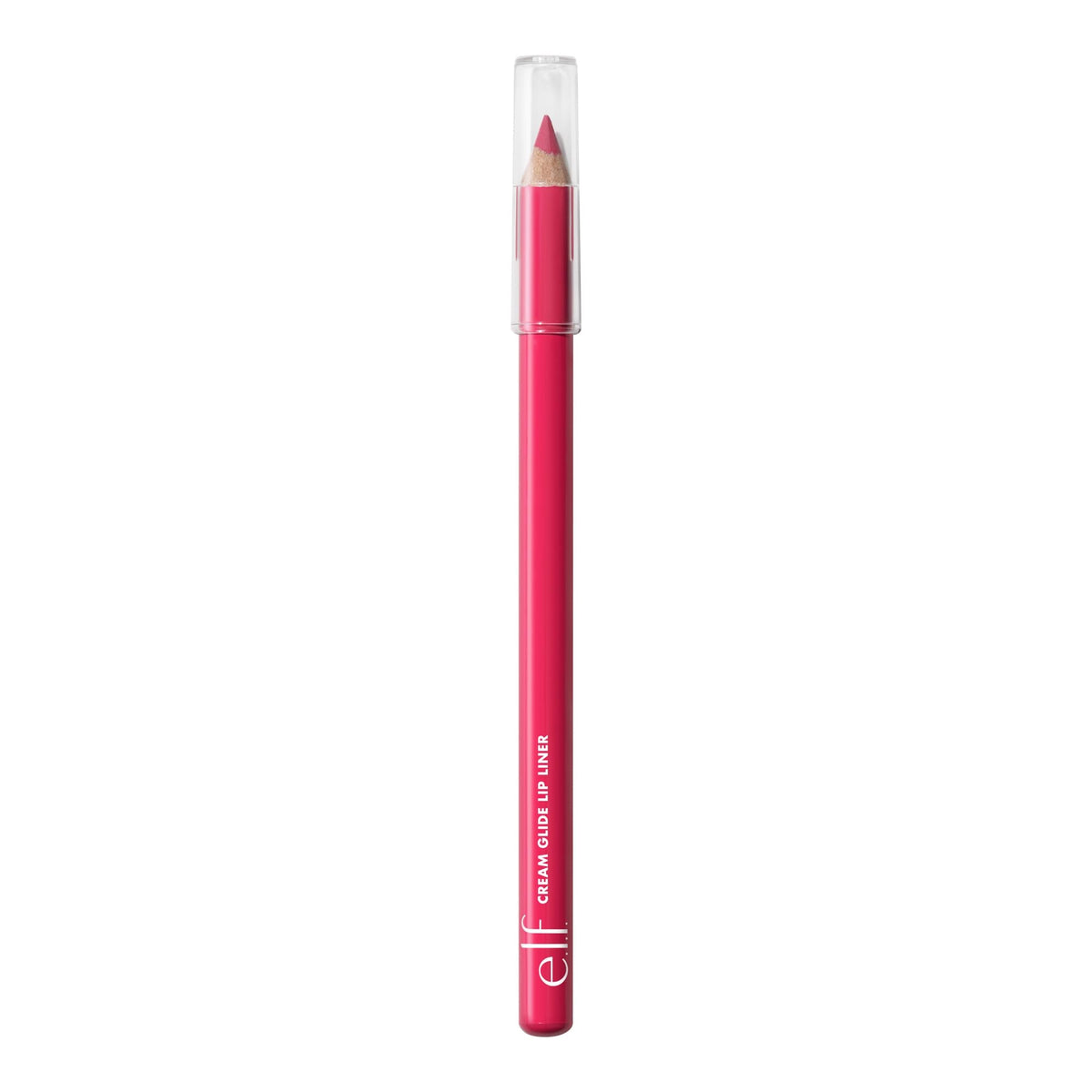 e.l.f. Cream Glide Lip Liner in Highly-Pig with a bright pink hue, perfect for defining lips. Verified by CuratCart.
