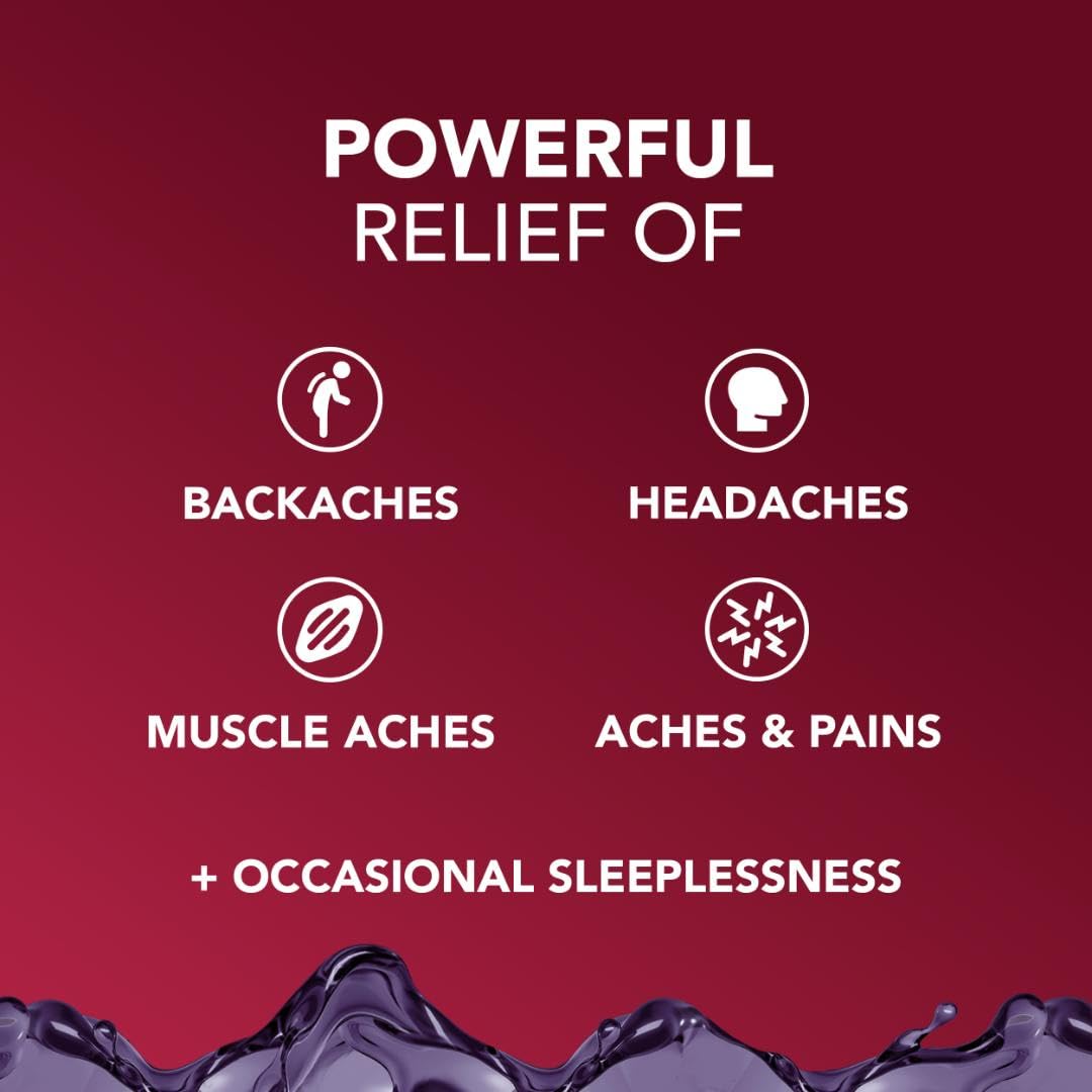 Buy now Vicks PainQuil Pain Relief Acetaminophen 1000mg Max Strength Adult Pain Reliever Liquid 12oz, Backache Headache Relief, 1 Nighttime Pain Reliever + Sleep Aid at indiglob india