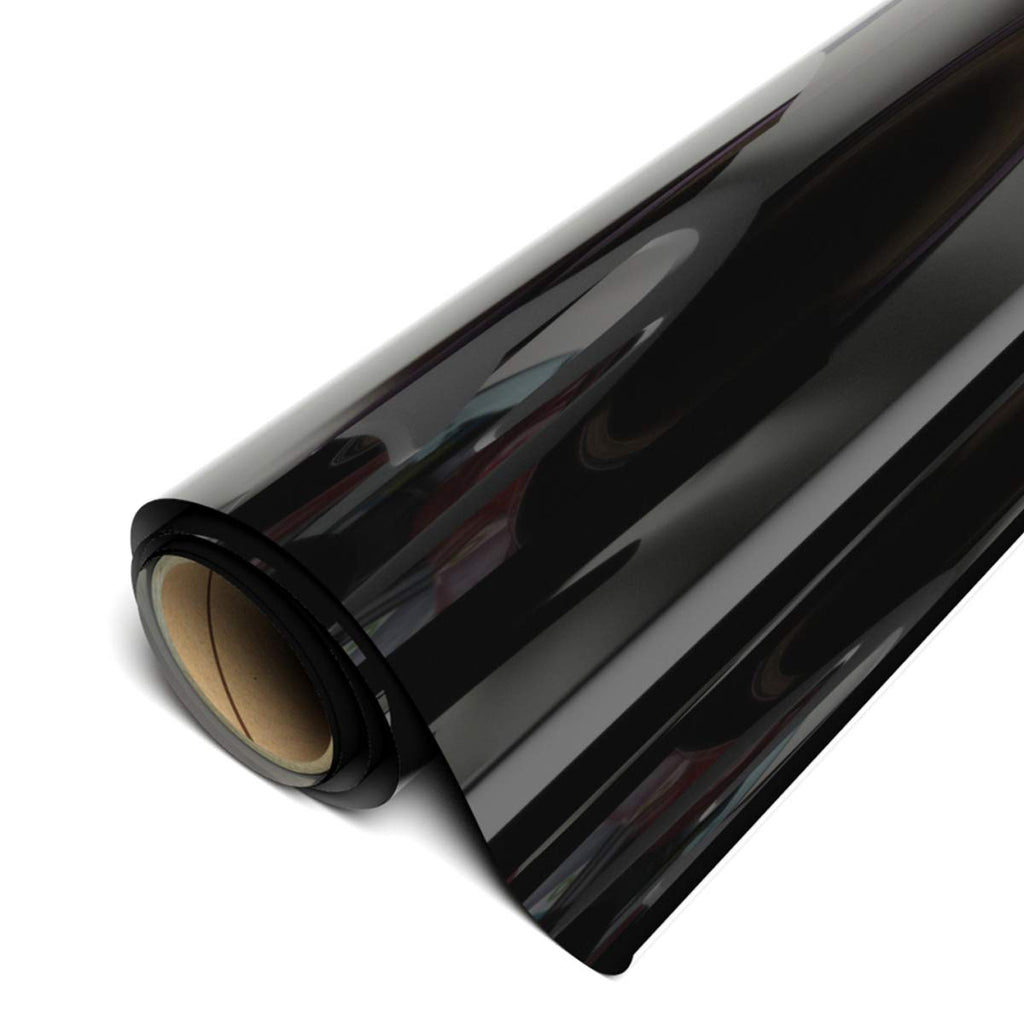Siser EasyWeed Heat Transfer Vinyl 11.8" x 5ft Roll (Black) - - Compatible, Cricut, Silhouette and Other Craft/Professional Cutters - CPSIA Certified