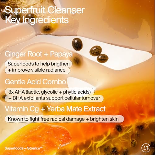 Buy now Youth To The People Renew N' Brighten Skincare Giftset - Travel Mini 3-Pc Set, Superfood Antioxidant Balancing Face Cleanser, Superfruit Gentle Exfoliating Facial Wash, Air Whip Hydrating Moisturizer at indiglob india