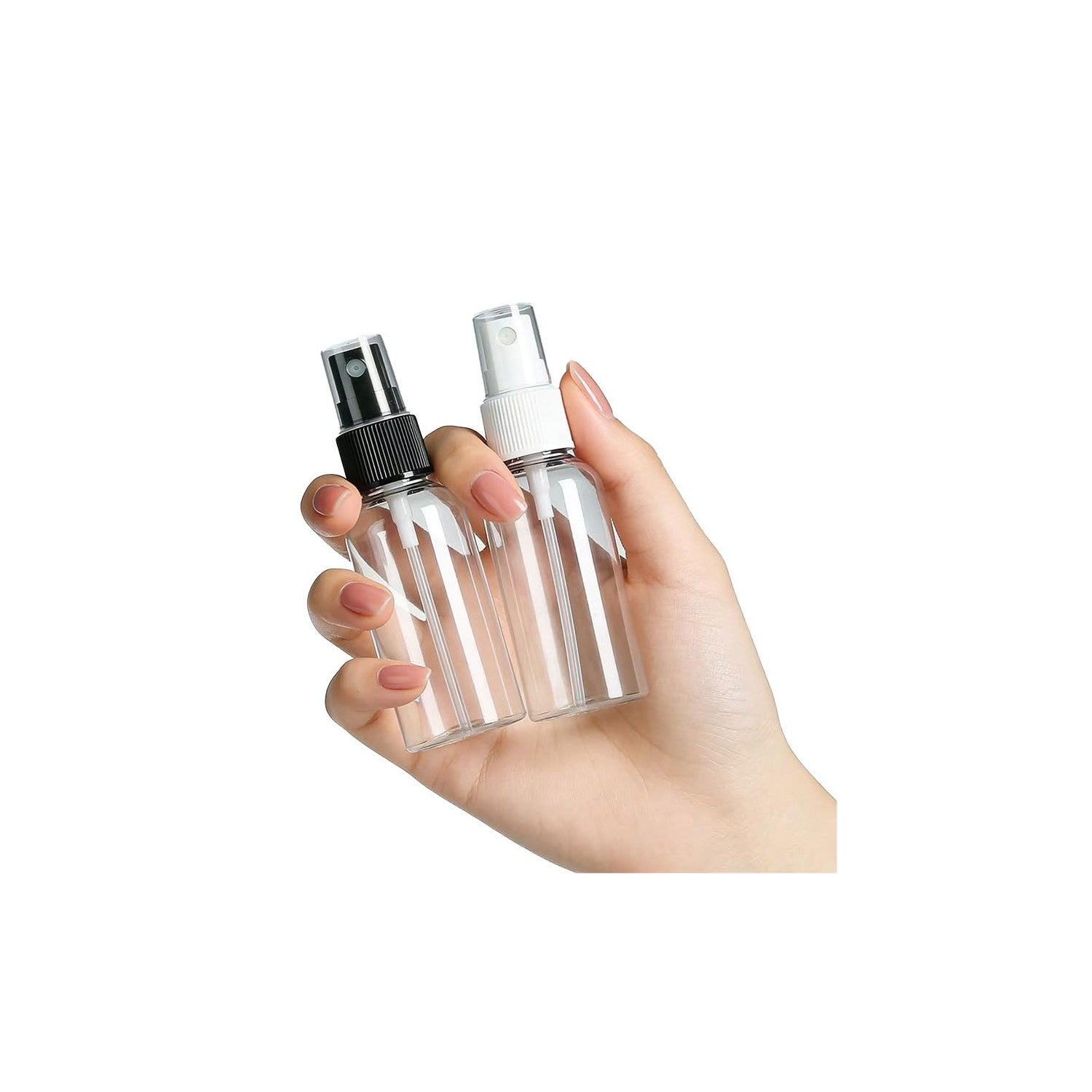 1 Oz Travel Spray Bottles, Thickened Reusable Refillable Plastic Sprayers 2 Pack