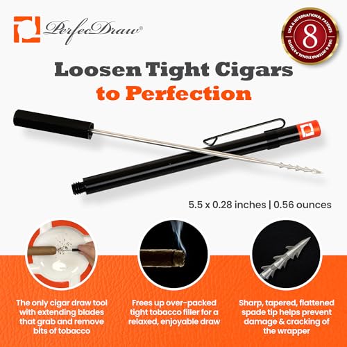Buy now Perfec - PerfecDraw Patented Cigar Draw Enhancer Tool and Nubber, 5 inches at indiglob india