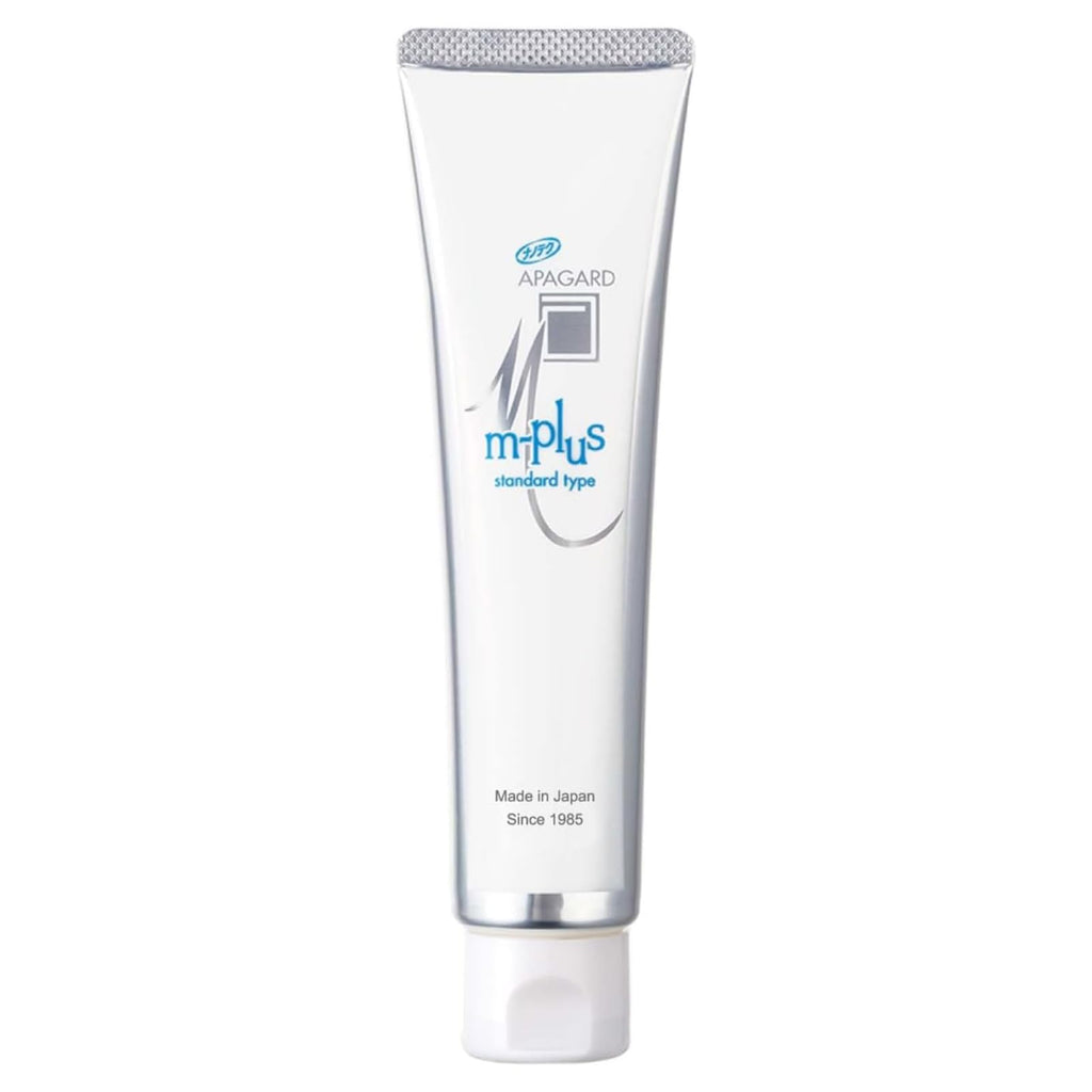 APAGARD® M-Plus, Sangi's Nano-Hydroxyapatite Toothpaste for Naturally Whiter Teeth, No Fluoride, for Family use, 125g / 4.4 oz, Mild Mint Flavor, Pack of 2