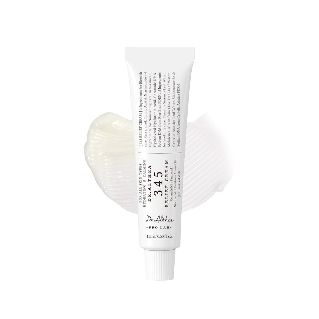 Buy now Dr.Althea 345 Relief Cream, Daily Face Moisturizer, Blemish Relief Care, Soothing Recovery & Moisture, Korean Vegan Skin Care for All Skin Types, 1.69 Fl Oz (Pack of 1) 0.5 Fl Oz (Pack of 1) at indiglob india