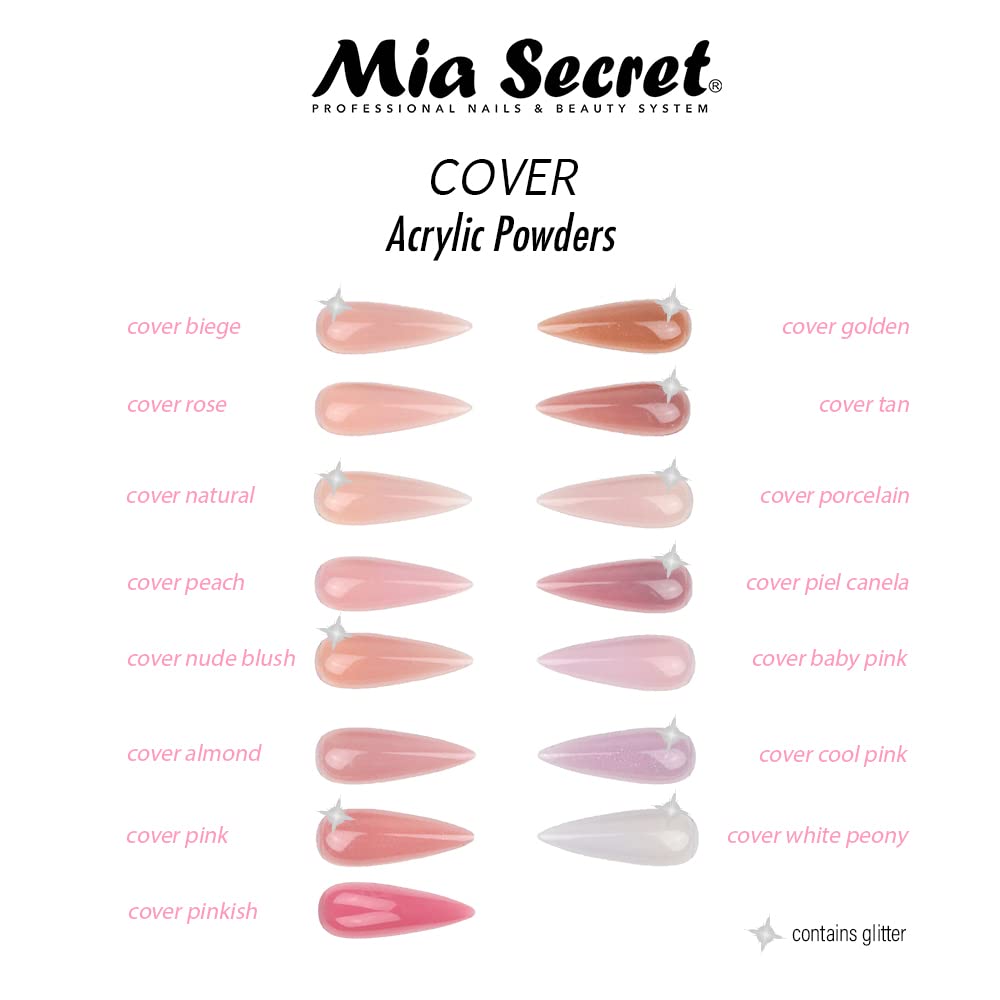 Mia Secret COVER PINKISH Acrylic Powder (1oz)