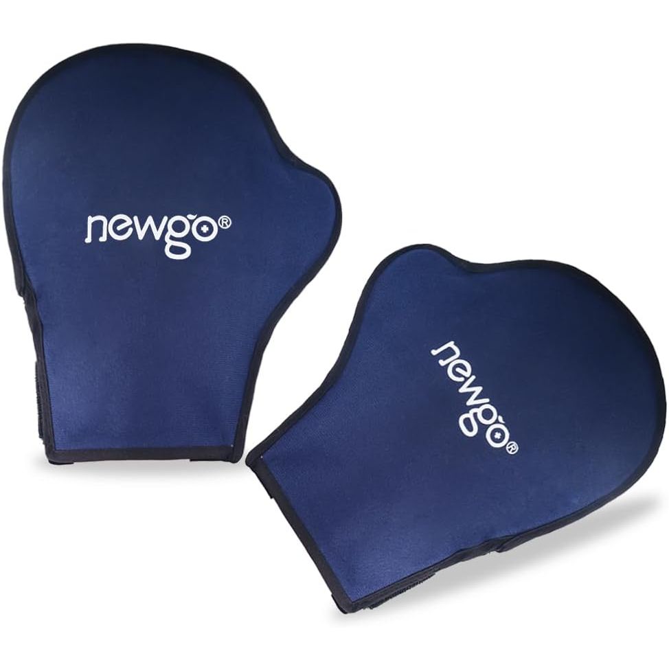 Buy now NEWGO Hand Ice Pack Golves for Pain Relief, FSA Eligible 2 Pack Cold Gloves for Chemotherapy Neuropathy, Ice Gloves for Hands Finger Injuries, Arthritis, Working Hands (Internal Length 8.7 Inches) Navy Blue at indiglob india