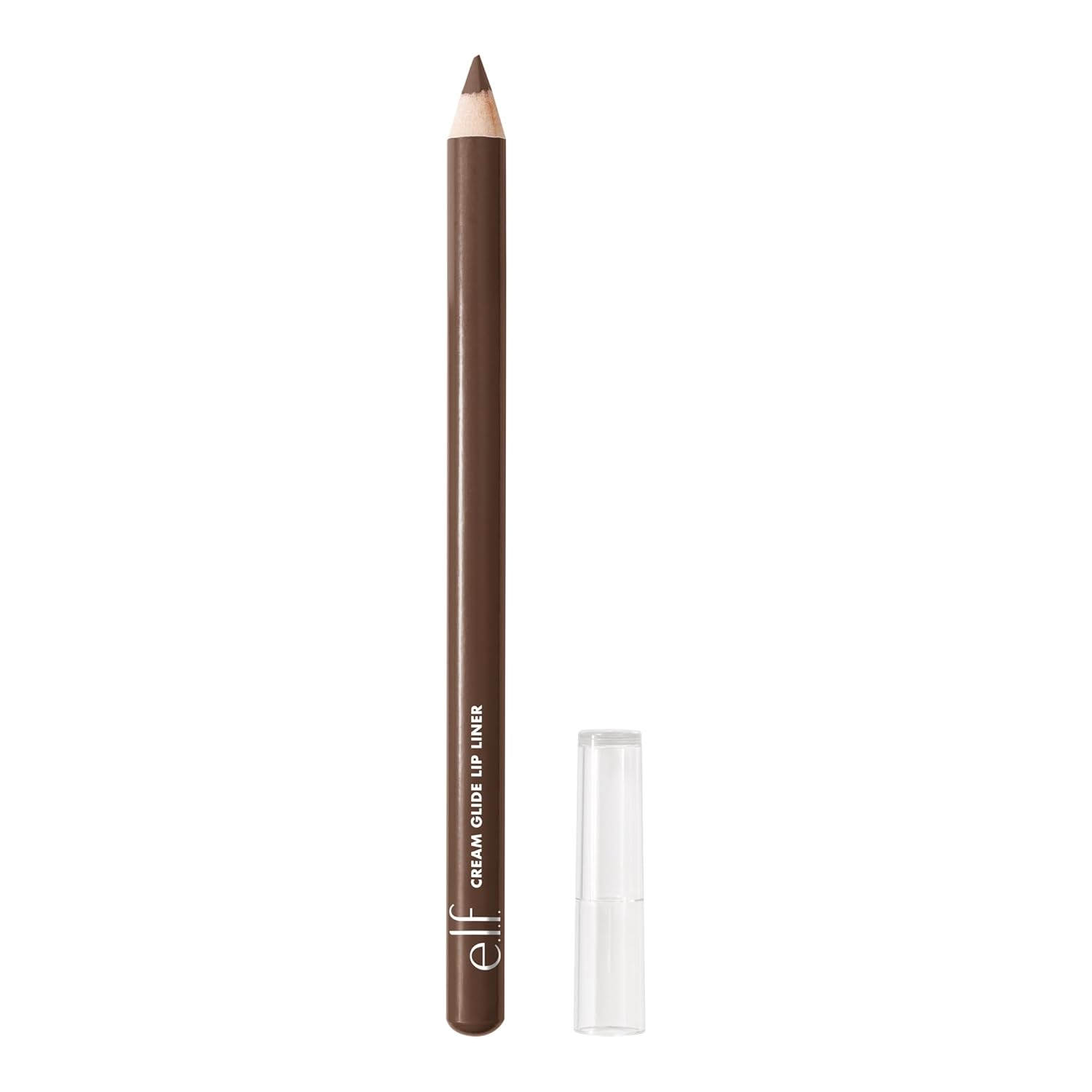 Buy now e.l.f. Cream Glide Lip Liner, Highly-Pigmented Pencil For Shaping & Sculpting Lips, Semi-Matte Finish, Vegan & Cruelty-Free, Baddest Beige Dark Cocoa at indiglob india