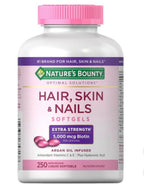 Nature's Bounty Hair, Skin and Nails, 250 Softgels (2 Pack)