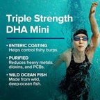 Buy now GNC Triple Strength DHA 1000 Mini Omega 3 Supplement, 1000mg, Ultra Concentrated, High Potency, Supports Brain Development and Healthy Vision, Burpless, 90 Mini Softgels, 45 SVG, 45 Day Supply at indiglob india