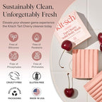 Buy now Kitsch Cleansing Tart Cherry Soap Bar with Refreshing Scent - Eco-Friendly Body Wash Women Love - Cherry Solid Bar Soap for Daily Use - Silicone, Sulfate and Paraben Free, Made in USA - 4oz at indiglob india