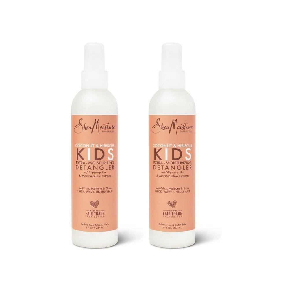 SheaMoisture Kids Extra-Moisturizer Detangler, Coconut & Hibiscus, multi, 8 Fl Oz (Pack of 1)